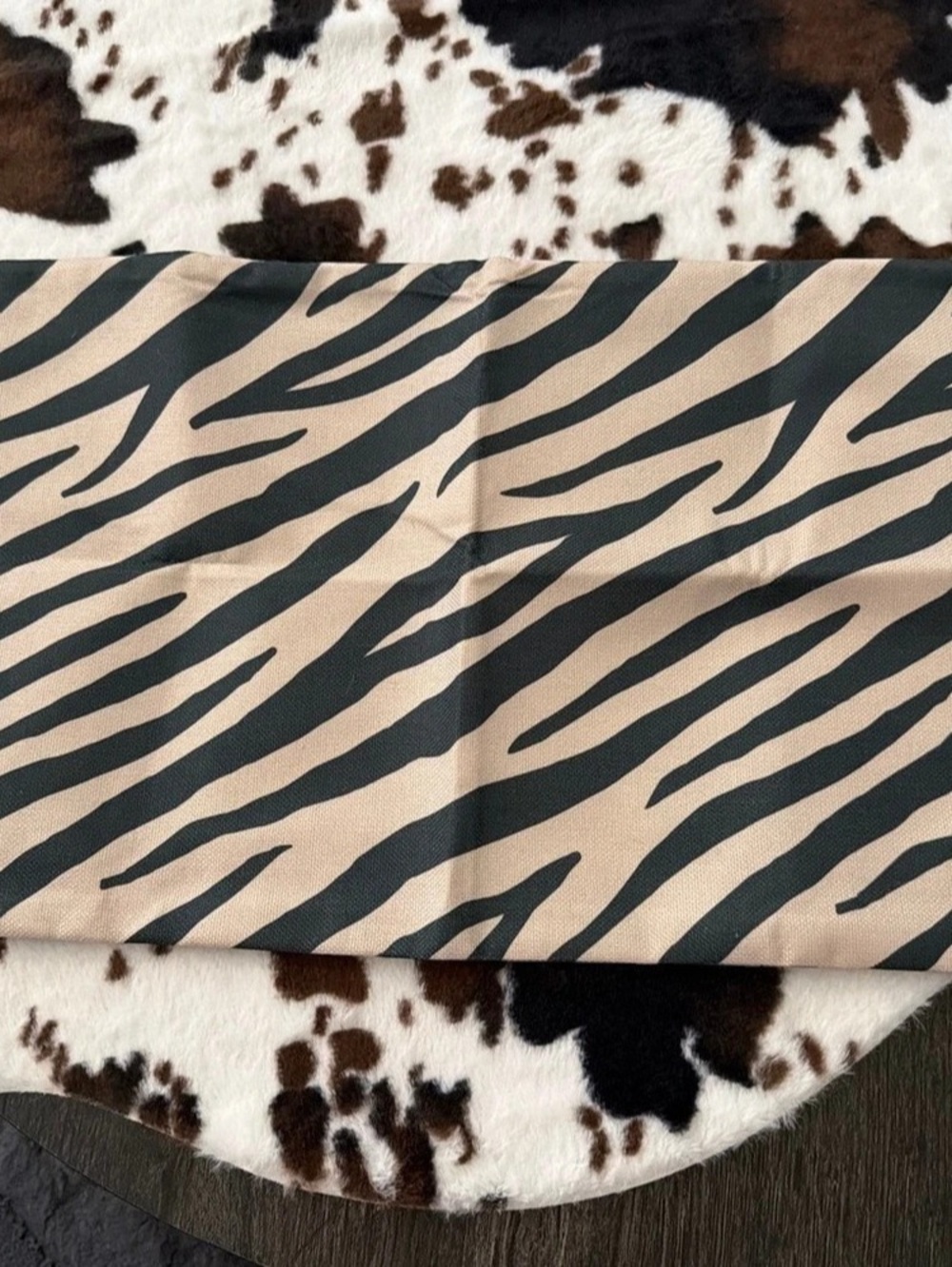 Zebra Print Throw Pillow Cover